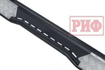 46 869 р. Защита порогов с подножкой РИФ Mitsubishi L200 4  рестайлинг (2013-2016)  с доставкой в г. Пермь. Увеличить фотографию 7