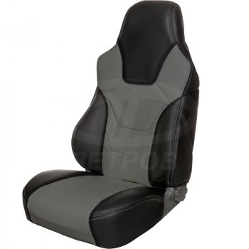 5 599 р. Чехлы (экокожа) ПЕТРОВ R.SPORT  Лада Веста ( 2180,  SW 2181) - Веста Кросс ( 2181,  2180) (черный/серый)  с доставкой в г. Пермь. Увеличить фотографию 2