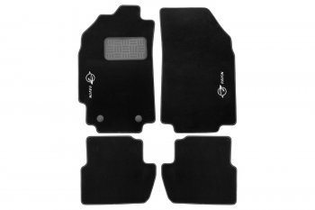 469 р. Коврики в салон RAVON R2, 2016-2020, 4 шт. (текстиль)  Равон Р2 Klever rvn.r2.0001tf  с доставкой в г. Пермь. Увеличить фотографию 1