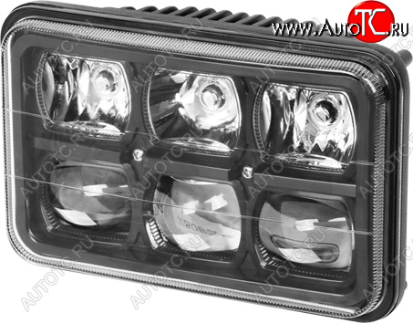 4 449 р. Встраиваемая универсальная светодиодная фара (167х107х81 мм 60W) РИФ Hyundai Matrix 1 FC 2-ой рестайлинг (2008-2010)  с доставкой в г. Пермь