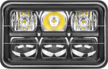 4 449 р. Встраиваемая универсальная светодиодная фара (167х107х81 мм 60W) РИФ Hyundai Matrix 1 FC 2-ой рестайлинг (2008-2010)  с доставкой в г. Пермь. Увеличить фотографию 2
