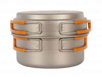 4 999 р. Кастрюля с крышкой 800 мл Kovea NZ Titanium Cookware 800 мл. KOVEA ts-012  с доставкой в г. Пермь. Увеличить фотографию 2