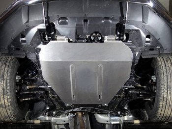 Защита бака (2WD, алюминий) TCC Mitsubishi ASX (2017-2020) 2-ой рестайлинг