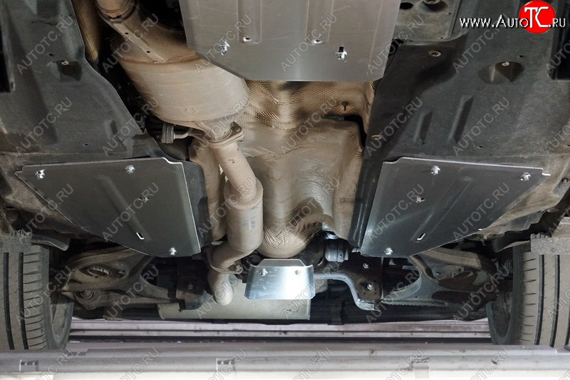 9 299 р. Защита бака (4WD 3D, алюминий, 2 штуки) TCC GENESIS GV80 JK1 (2020-2022)  с доставкой в г. Пермь