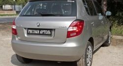 1 209 р. Реснички на фонари RA Skoda Combi универсал (2010-2013) (Неокрашенные)  с доставкой в г. Пермь. Увеличить фотографию 2