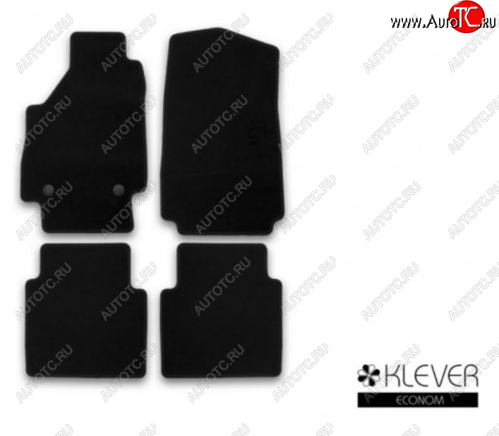 4 849 р. Текстильные коврики салона Klever Econom Skoda Combi универсал (2010-2013)  с доставкой в г. Пермь