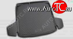1 699 р. Коврик багажника(полиуретан) Element  Skoda Fabia Mk2 универсал дорестайлинг (2007-2010) (Чёрный)  с доставкой в г. Пермь