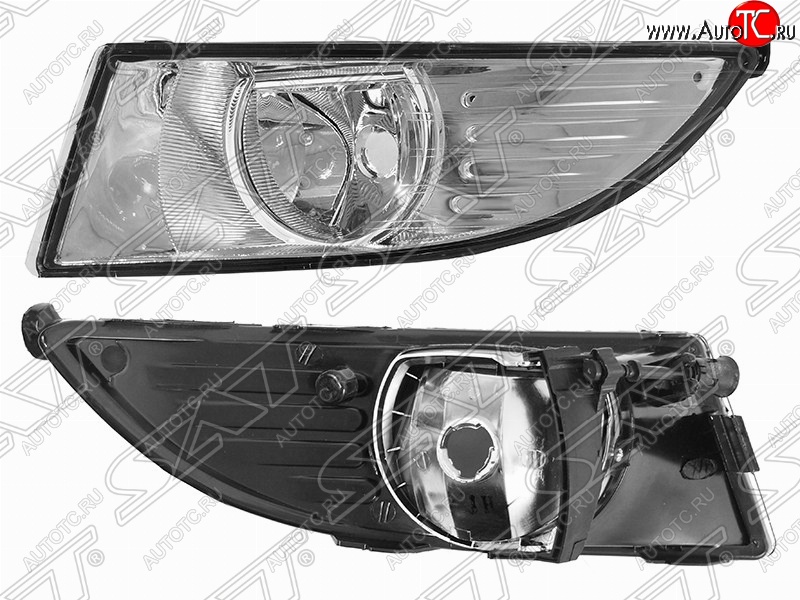 1 459 р. Левая противотуманная фара SAT (под одну лампу) Skoda Fabia Mk2 хэтчбэк рестайлинг (2010-2014)  с доставкой в г. Пермь