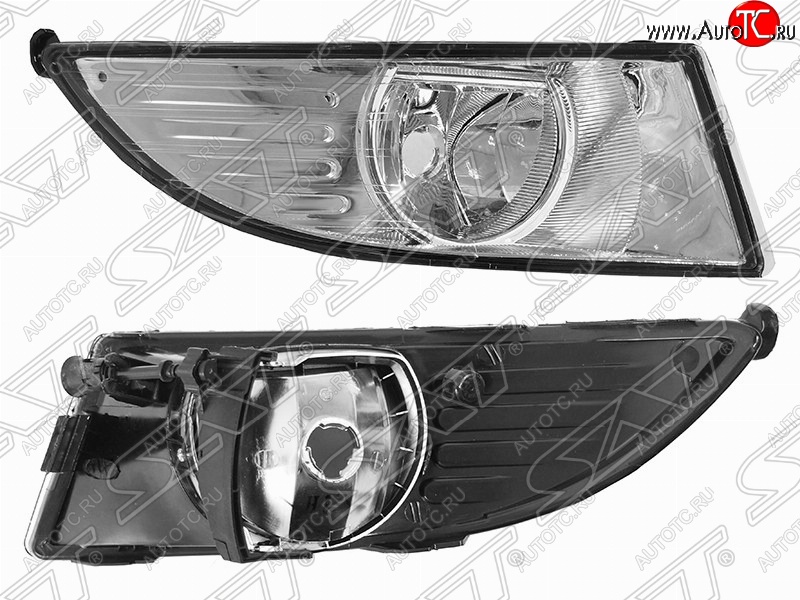 1 459 р. Правая противотуманная фара SAT (под одну лампу) Skoda Fabia Mk2 универсал рестайлинг (2010-2014)  с доставкой в г. Пермь