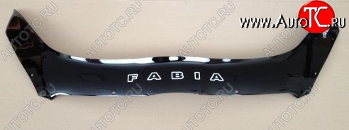 999 р. Дефлектор капота (рестайлинг) Russtal Skoda Fabia Mk2 универсал дорестайлинг (2007-2010)  с доставкой в г. Пермь