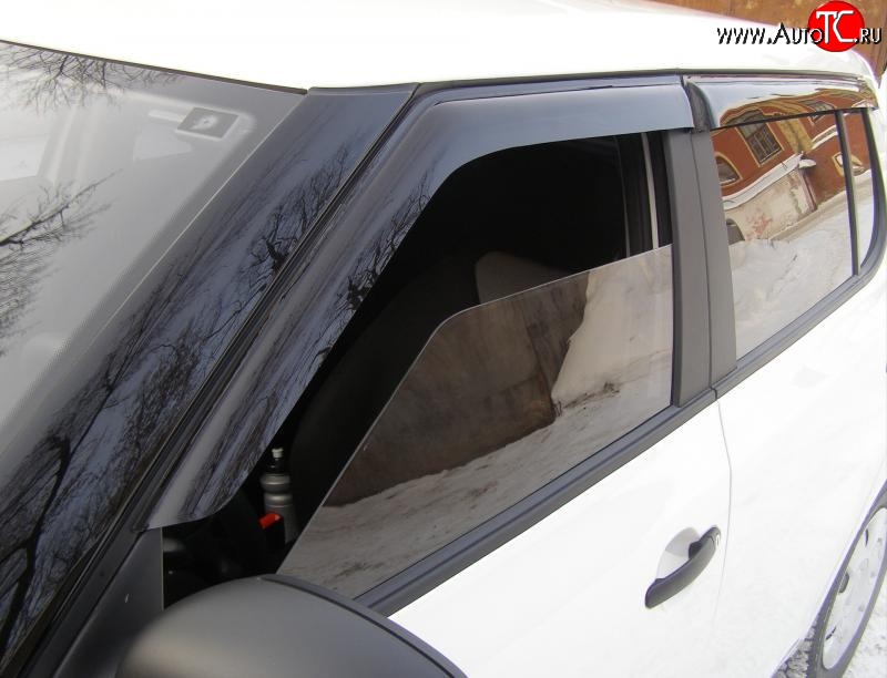 3 269 р. Дефлекторы окон (ветровики) Novline 4 шт. Skoda Fabia Mk2 хэтчбэк дорестайлинг (2007-2010)  с доставкой в г. Пермь