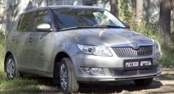 2 069 р. Защитная сетка решетки переднего бампера РА Skoda Fabia Mk2 универсал рестайлинг (2010-2014)  с доставкой в г. Пермь. Увеличить фотографию 3