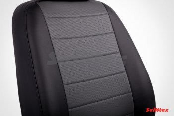 5 999 р. Чехлы на сиденья из экокожи Seintex Skoda Fabia Mk2 хэтчбэк дорестайлинг (2007-2010) (Черный)  с доставкой в г. Пермь. Увеличить фотографию 2