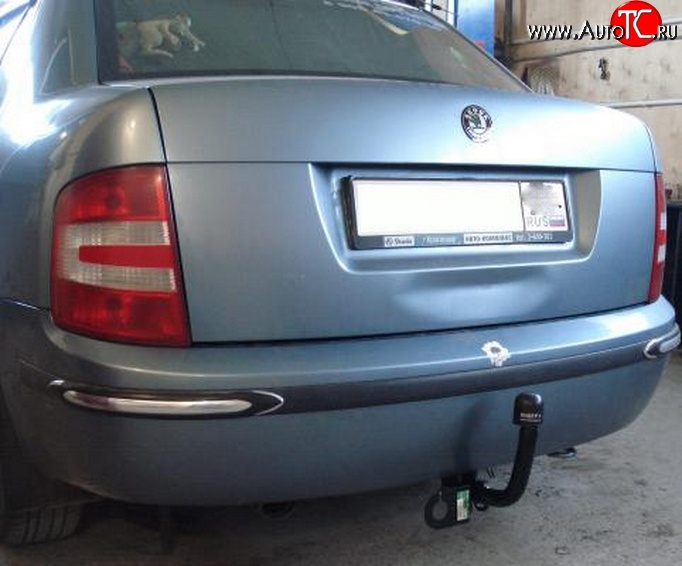 6 749 р. Фаркоп (седан, универсал) NovLine Skoda Fabia Mk2 хэтчбэк дорестайлинг (2007-2010)  с доставкой в г. Пермь