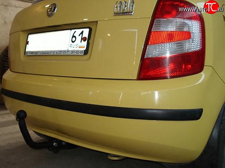 9 549 р. Фаркоп (хетчбек) NovLine Skoda Fabia Mk2 хэтчбэк дорестайлинг (2007-2010)  с доставкой в г. Пермь