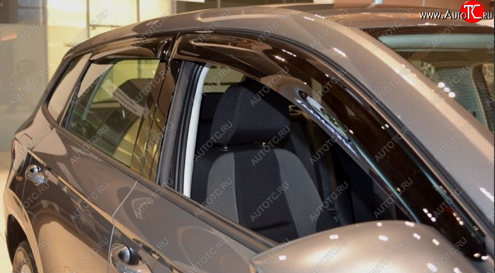 3 399 р. Дефлектора окон SIM Skoda Karoq NU7 дорестайлинг (2017-2021)  с доставкой в г. Пермь