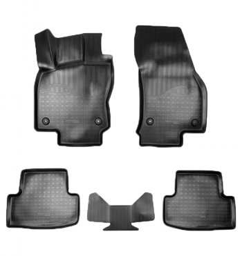 Коврики салонные Noplast (3D) Skoda Karoq NU7 дорестайлинг (2017-2021)