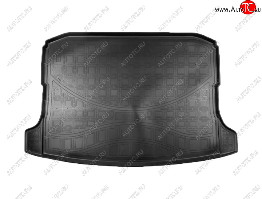 1 799 р. Коврик багажника Norplast (с ушами) Skoda Karoq NU7 дорестайлинг (2017-2021) (Цвет: черный)  с доставкой в г. Пермь