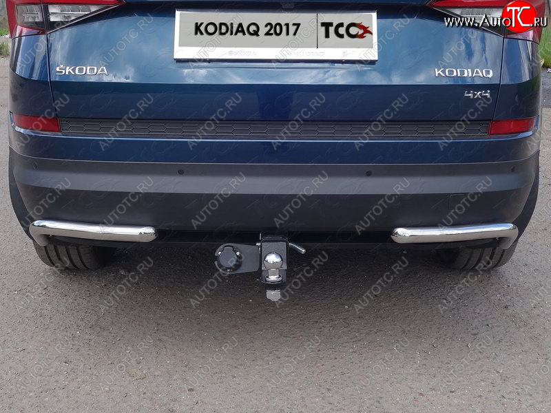 13 649 р. Фаркоп (тягово-сцепное устройство) TCC  Skoda Kodiaq  NU7 (2017-2021) дорестайлинг (Оцинкованный, шар E )  с доставкой в г. Пермь