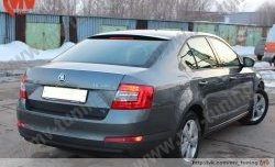 4 649 р. Козырёк на заднее стекло RS Skoda Octavia A7 дорестайлинг лифтбэк (2012-2017) (Неокрашенный)  с доставкой в г. Пермь. Увеличить фотографию 5