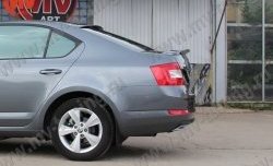 5 849 р. Спойлер RS Skoda Octavia A7 рестайлинг лифтбэк (2016-2020) (Неокрашенный)  с доставкой в г. Пермь. Увеличить фотографию 6