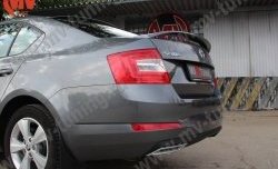 5 849 р. Спойлер RS Skoda Octavia A7 рестайлинг лифтбэк (2016-2020) (Неокрашенный)  с доставкой в г. Пермь. Увеличить фотографию 7