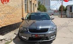 1 999 р. Вставки в нижнюю часть бампера в стиле RS Skoda Octavia A7 дорестайлинг универсал (2012-2017) (Неокрашенные)  с доставкой в г. Пермь. Увеличить фотографию 2