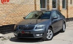 1 999 р. Вставки в нижнюю часть бампера в стиле RS Skoda Octavia A7 дорестайлинг универсал (2012-2017) (Неокрашенные)  с доставкой в г. Пермь. Увеличить фотографию 4