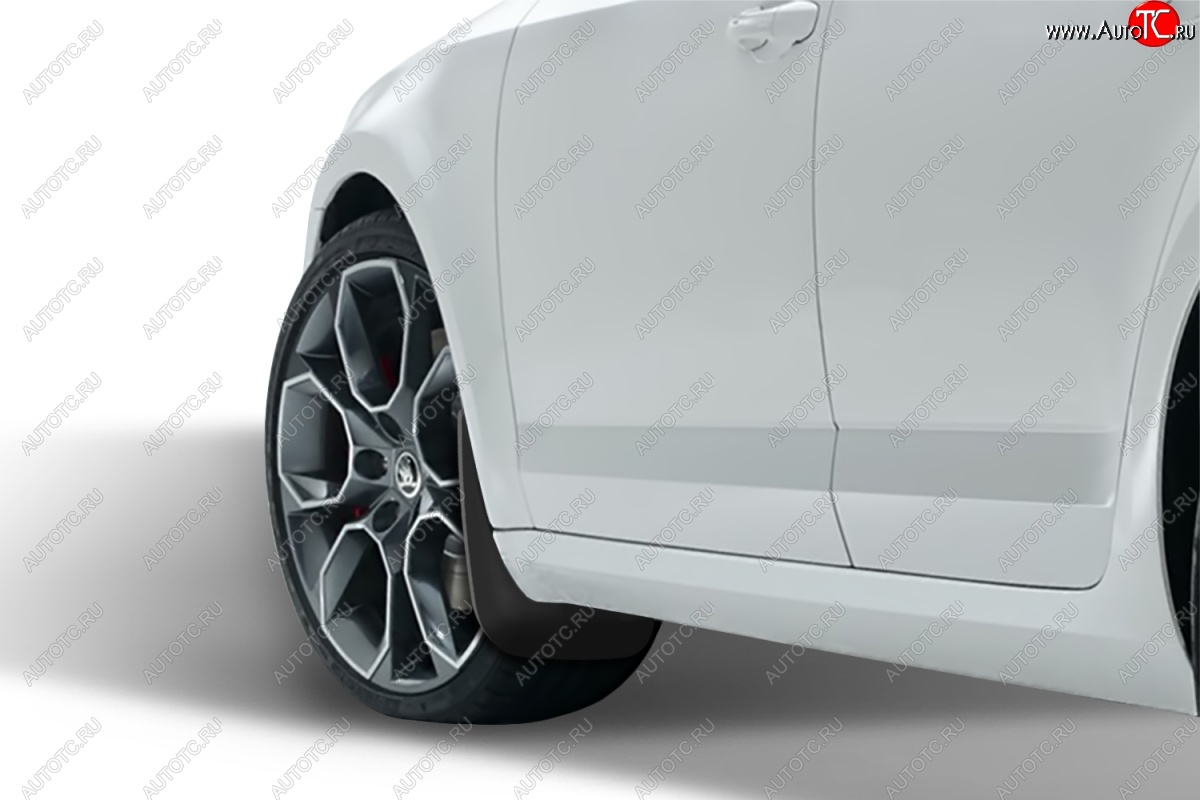 4 799 р. Брызговики Frosch Skoda Octavia A7 дорестайлинг универсал (2012-2017) (Передние)  с доставкой в г. Пермь