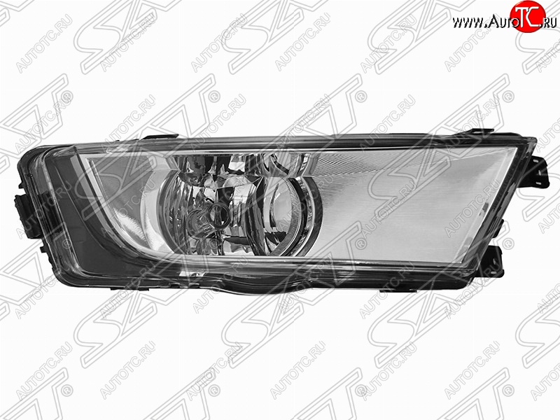1 369 р. Правая противотуманная фара SAT (хром) Skoda Octavia A7 дорестайлинг универсал (2012-2017)  с доставкой в г. Пермь