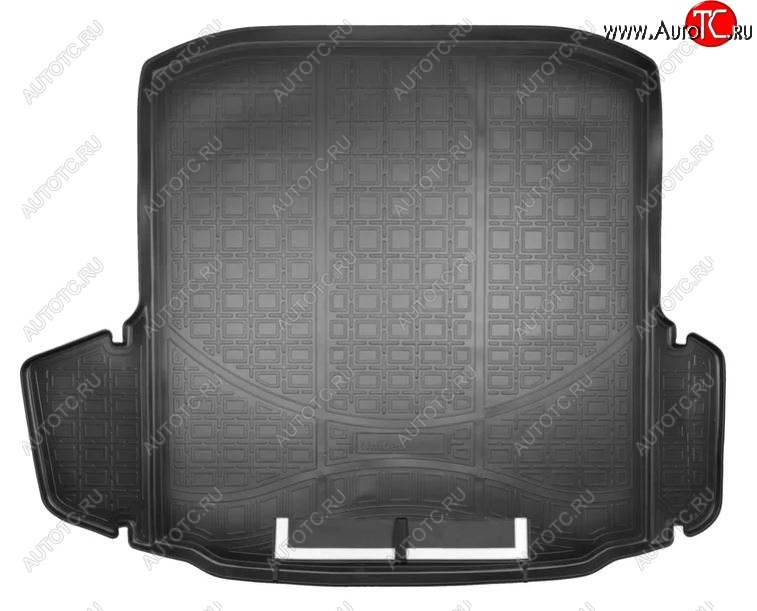 3 279 р. Коврик в багажник Norplast Skoda Octavia A7 дорестайлинг лифтбэк (2012-2017) (Черный с фартуком)  с доставкой в г. Пермь