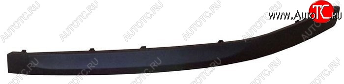 399 р. Левый молдинг на передний бампер (до рестайлинг) SAT  Skoda Octavia  A5 (2004-2008) дорестайлинг лифтбэк, дорестайлинг универсал (Неокрашенный)  с доставкой в г. Пермь