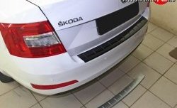 Накладка защитная на задний бампер Drive Skoda Octavia  A7 (2012-2020) дорестайлинг лифтбэк, дорестайлинг универсал, рестайлинг лифтбэк, рестайлинг универсал