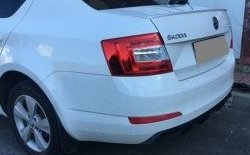 6 199 р. Накладка на задний бампер Rieger Style Skoda Octavia A7 дорестайлинг универсал (2012-2017) (Неокрашенная)  с доставкой в г. Пермь. Увеличить фотографию 7