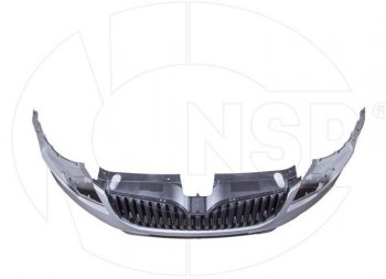 8 449 р. Передний бампер NSP (с решеткой радиатора) Skoda Octavia A7 дорестайлинг универсал (2012-2017) (Неокрашенный)  с доставкой в г. Пермь. Увеличить фотографию 2