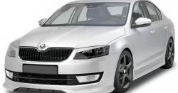 5 999 р. Пороги накладки CT Skoda Octavia A7 дорестайлинг универсал (2012-2017) (Неокрашенные)  с доставкой в г. Пермь. Увеличить фотографию 2
