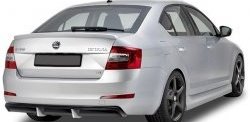 5 999 р. Пороги накладки CT Skoda Octavia A7 дорестайлинг универсал (2012-2017) (Неокрашенные)  с доставкой в г. Пермь. Увеличить фотографию 3