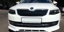 1 199 р. Реснички на фары CT Skoda Octavia A7 дорестайлинг универсал (2012-2017) (Неокрашенные)  с доставкой в г. Пермь. Увеличить фотографию 3