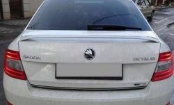 3 699 р. Лип спойлер RS Style Skoda Octavia A7 рестайлинг лифтбэк (2016-2020) (Неокрашенный)  с доставкой в г. Пермь. Увеличить фотографию 4