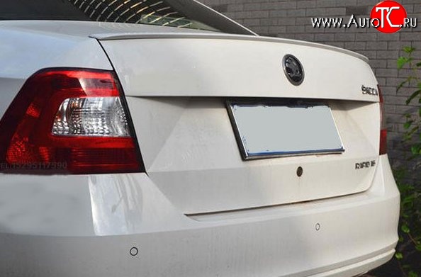2 179 р. Спойлер M-VRS Skoda Octavia A7 рестайлинг лифтбэк (2016-2020) (Неокрашенный)  с доставкой в г. Пермь