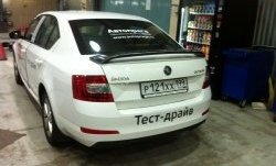 2 649 р. Спойлер LitCompany Skoda Octavia A7 рестайлинг лифтбэк (2016-2020) (Неокрашенный)  с доставкой в г. Пермь. Увеличить фотографию 7