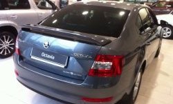 2 649 р. Спойлер LitCompany Skoda Octavia A7 рестайлинг лифтбэк (2016-2020) (Неокрашенный)  с доставкой в г. Пермь. Увеличить фотографию 9