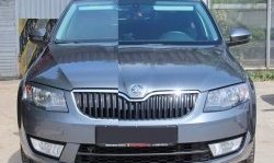 1 999 р. Вставки в нижнюю часть бампера в стиле RS Skoda Octavia A7 дорестайлинг универсал (2012-2017) (Неокрашенные)  с доставкой в г. Пермь. Увеличить фотографию 8
