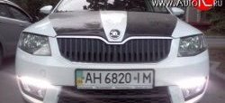 1 999 р. Вставки в нижнюю часть бампера в стиле RS Skoda Octavia A7 дорестайлинг универсал (2012-2017) (Неокрашенные)  с доставкой в г. Пермь. Увеличить фотографию 7