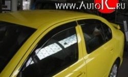 Дефлекторы окон (ветровики) (хетчбек) Novline 4 шт. Skoda Octavia Tour A4 1U2 лифтбэк рестайлинг (2000-2010)