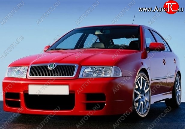 7 749 р. Накладка на передний бампер ND Skoda Octavia Tour A4 1U2 лифтбэк дорестайлинг (1997-2000) (Неокрашенная)  с доставкой в г. Пермь