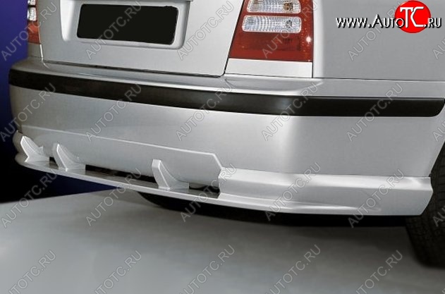 4 299 р. Накладка на задний бампер CT Skoda Octavia Tour A4 1U2 лифтбэк рестайлинг (2000-2010) (Неокрашенная)  с доставкой в г. Пермь