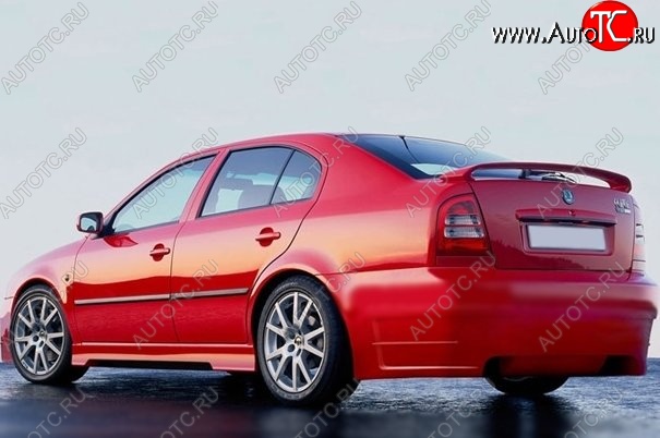 7 249 р. Накладка на задний бампер ND Skoda Octavia Tour A4 1U5 универсал дорестайлинг (1996-2000) (Неокрашенная)  с доставкой в г. Пермь
