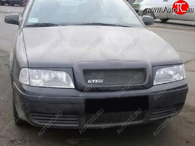 4 199 р. Решётка радиатора CT Skoda Octavia Tour A4 1U2 лифтбэк дорестайлинг (1997-2000) (Неокрашенная)  с доставкой в г. Пермь