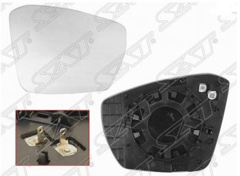 Правое полотно зеркала SAT (с обогревом) Skoda Octavia A7 дорестайлинг лифтбэк (2012-2017)
